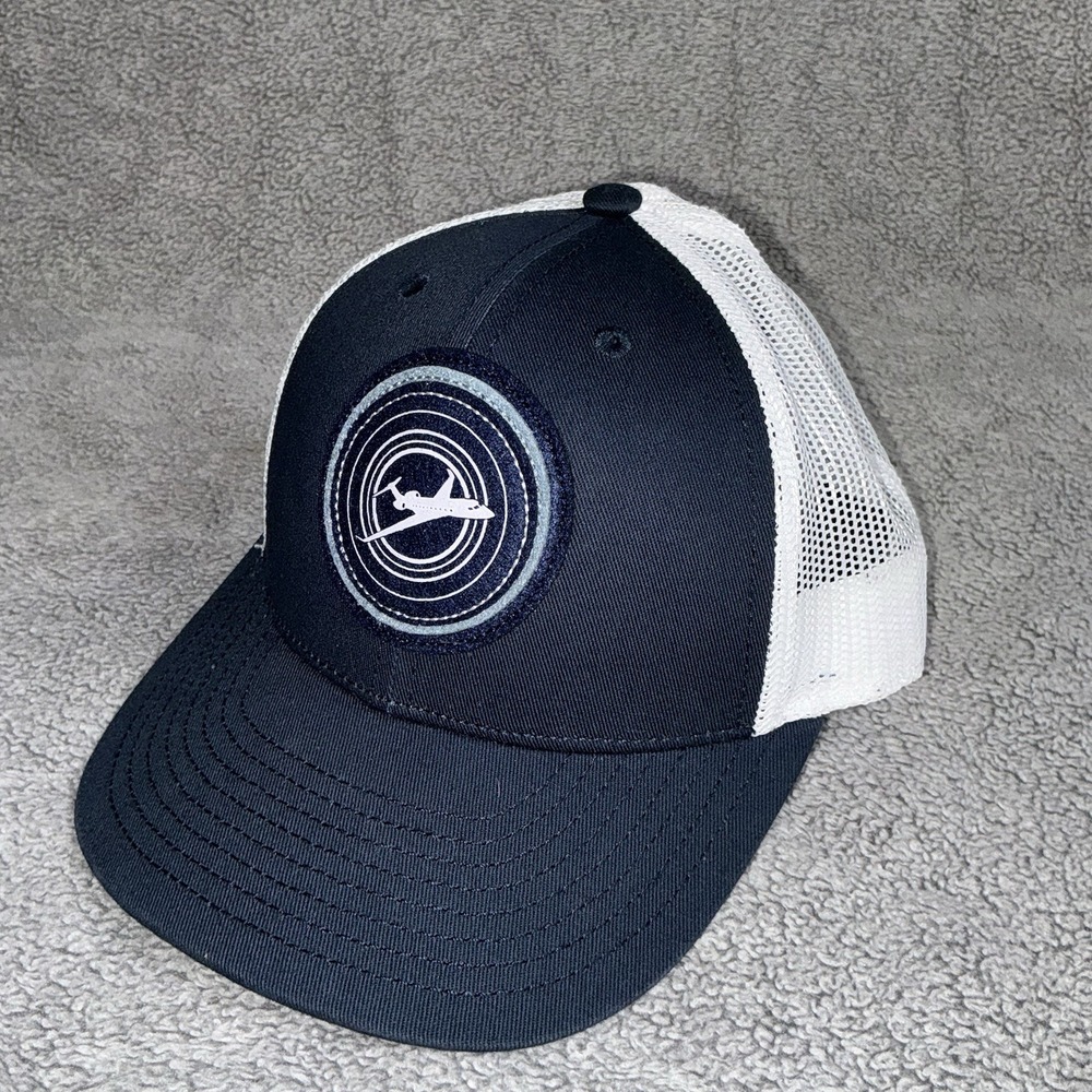 Gulfstream Aircraft‎ Cap Jet Plane Blue & White Snapback Hat, Youth Size
